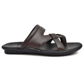Handmade bordo leather slippers offering comfort and elegance